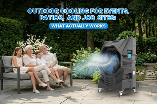 Outdoor Cooling for Events, Patios, and Job Sites: What Actually Works