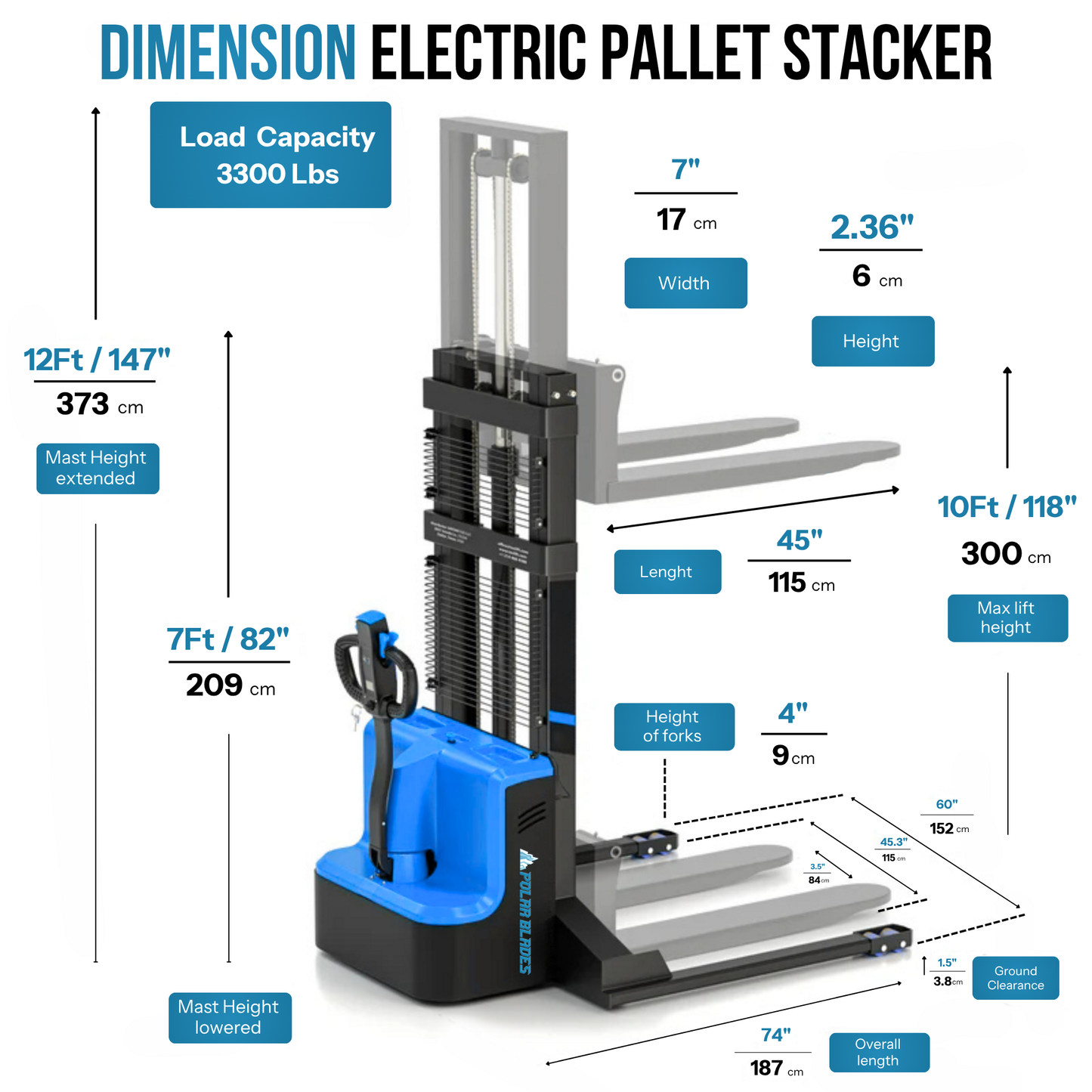 Polar Lift - Electric Pallet Stacker